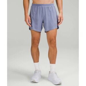 Lululemon Fast and Free Lined Special Edition Grey Blue Mens Size S Peri Purple